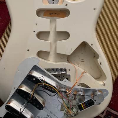 1992 Fender Order ST72 Custom Edition Birdseye Scalloped Partscaster, 1980s Tokai Body, DiMarzio HS-3 image 24