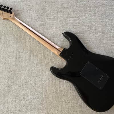 2015 Squier Bullet Stratocaster HSS w Tremolo Limited-Edition Electric Guitar Black Metallic image 11