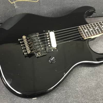 Vintage Kramer Beretta Black Electric Guitar  w/ Case and Whammy Bar image 2