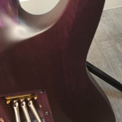 Schecter Banshee GT FR 6-String Electric Guitar - Satin Trans Purple image 15