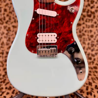Fender Duo Sonic - Kurt Cobain Mods + Upgrades 2017 - Sonic Blue image 1