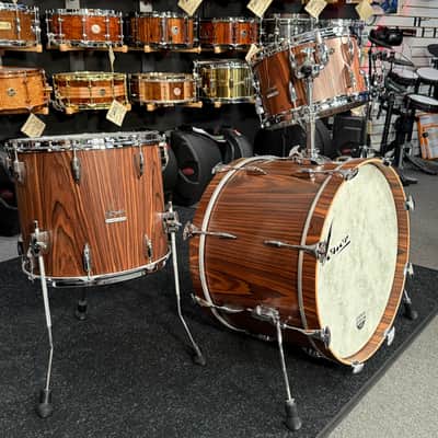 ~WOW!~ SONOR Vintage Series 3-Piece 13/16/22 Drum Kit Set in Rosewood Semi-Gloss Veneer w/ Single-Tom Holder image 2