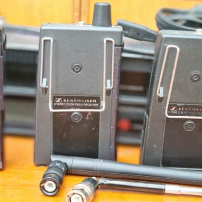 Sennheiser 🎛️ Sennheiser SR300 Stereo Transmitters (x3) + EK300 Stereo Bodypack Receivers (x3) + AC1 Antenna Combiner – 500–870 MHz – Complete Professional Set image 16