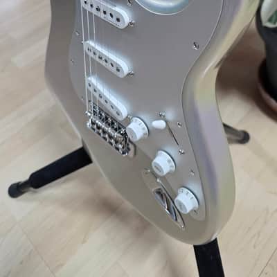 Fender H.E.R. Stratocaster BRAND NEW Limited Edition Artist Signature Custom Chrome Glow Anodized Aluminum 60s Vintage Spec Noiseless Pickups HER Strat Color Change Flip Flop Paint Guitar image 19