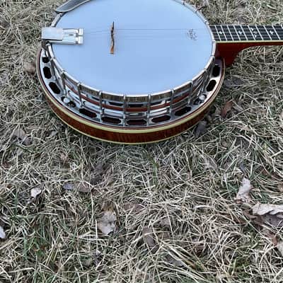OM Professional Banjo with case and Bill Keith tuners image 7