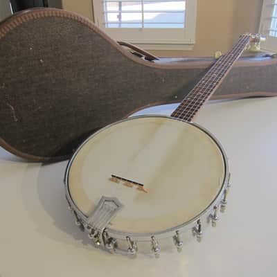 Gariepy 5 String Banjo Beautiful Original Condition Circa-1960s-Natural with Metal Pot image 1