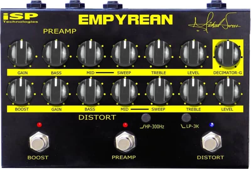 ISP Technologies Empyrean Michael Sweet Signature Preamp Effects Pedal image 1