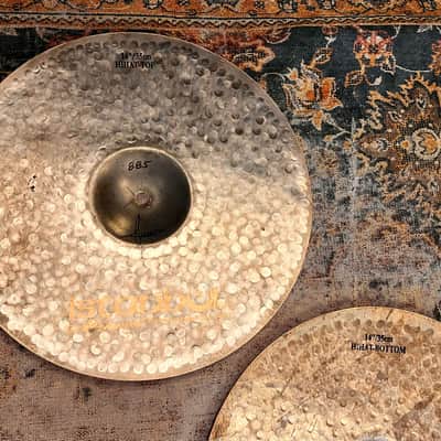 RARE Raw ISTANBUL Mehmet 61st Anniversary Vintage Series Hihats 14” 885 1105 g MINT Stunning image 5