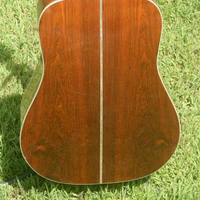 1975 Yairi YW-600 Dreadnought Guitar New Jacaranda Natural+Hard Case image 8
