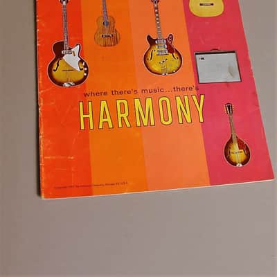 Harmony Catalog, memorabilia,price guide. 1962 full image 1