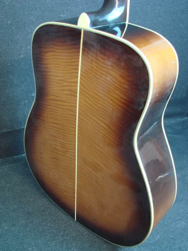 Yamaha FG-465 Dreadnought Vintage Burst Solid Top Acoustic Guitar