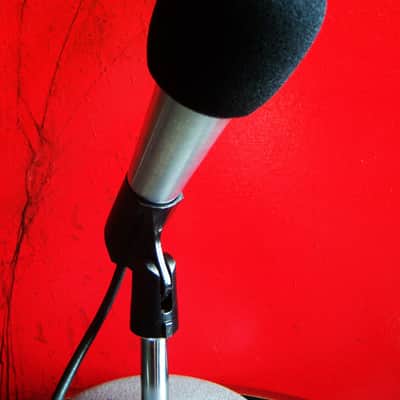 Vintage 1960's Shure 580SB dynamic cardioid microphone w accessories Low Z 515 545 SM57 image 4
