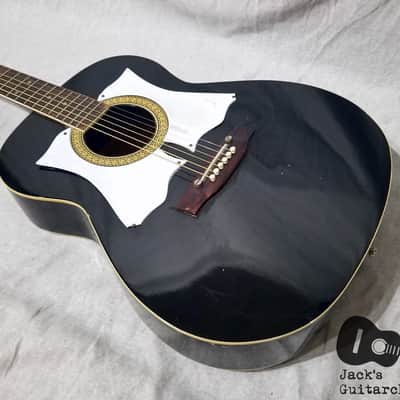 Audition / Kay / Ensenada FG 41 Acoustic Double Pickguard Guitar (1960s, Black) image 1