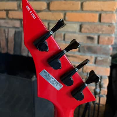 1990s BC Rich Warlock Bass - MIK - Rave Series - Red image 8