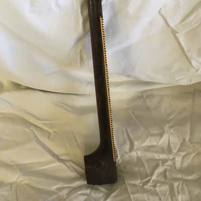 Vintage banjo neck piece Unknown 1920's Mahogany image 2