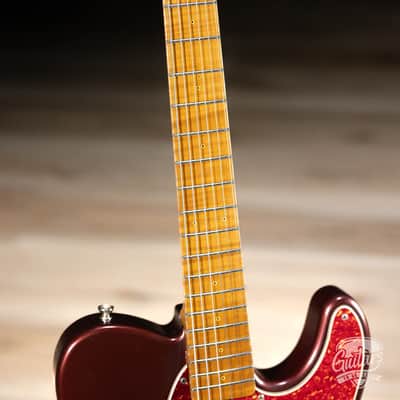 Shabat Lion Special Mahogany Body w/ Roasted Flame Maple & Imperials – Oxblood image 4