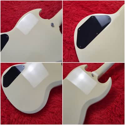 Burny RSG-60 '63 Revival Series - SG Standard - 1988 - White - Original VH-3 Pickups - Made In Japan MIJ image 12