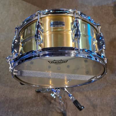 Yamaha Recording Custom 6.5x14 Brass Snare Drum image 5