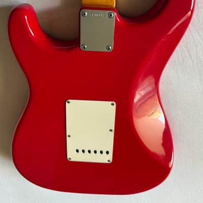 Fender Stratocaster Mark Knopfler Signature 2003 - Hot Rot Red image 7
