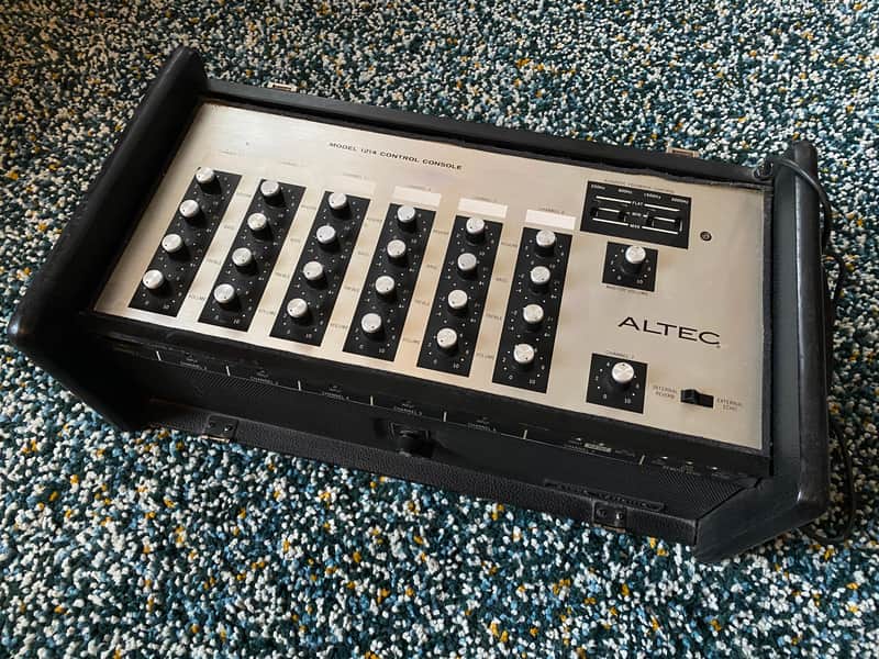 VINTAGE Altec Lansing 1214 Control Console Mixing Board Spring Reverb 60's 70's image 1