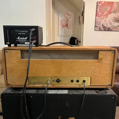 Vintage Marshall Amp, Speaker Cabinet, and Power Brake image 5