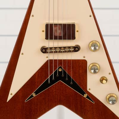 Dean USA Vengeance Pickguard Limited Edition Electric Guitar, Ebony Fingerboard, Mahogany Gloss Natural image 13