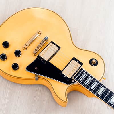 1987 Gibson Les Paul Custom Alpine White w/ Tim Shaw PAFs, Case image 8