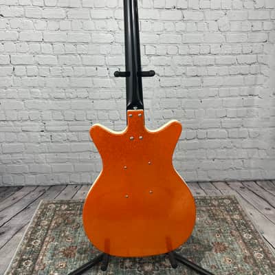Danelectro '59M NOS+ Orange Metal Flake - "One Off" Prototype image 7