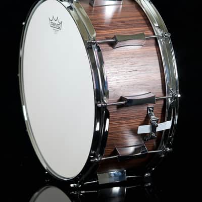 Pork Pie Percussion 6.5" x 14" 8-Ply Maple Snare Drum w/ Rosewood Veneer image 2