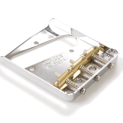 Genuine Fender 3 Saddle American Vintage Telecaster Bridge assembly 099-0806-100 image 1