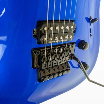 Jackson Pro Plus SRS Dinky DKA Indigo Blue electric guitar with TKL gigbag image 10