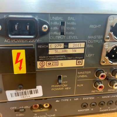 Revox C 279 consolle stereo EXP.UNIT RACK image 8