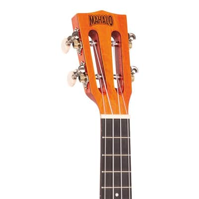 Mahalo Island Concert Ukulele With FREE Gig Bag ML2 Orange Sunset image 4