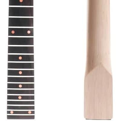 Electric Guitar Neck Maple Head Rosewood Fretboard 24 Fret for IBZ Parts Replacement Black image 1