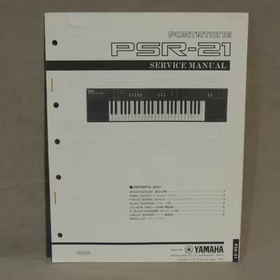 Yamaha Portatone PSR-21 Service Manual [Three Wave Music]