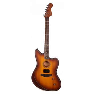 Fender Acoustasonic Standard Jazzmaster Honey Burst image 2