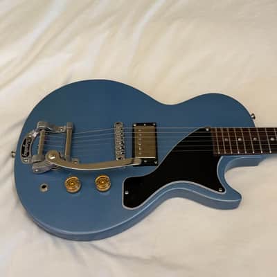 Vintage 2003 Gibson Les Paul Junior Melody Maker - Pelham Blue - Bigsby B5 - Free Pro Setup image 2
