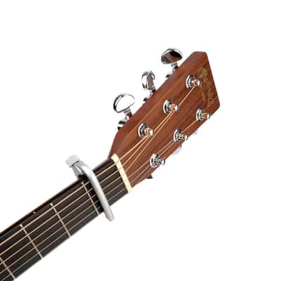 D'Addario Planet Waves Adjustable Tension Silver Pro Guitar Capo - PW-CP-02S image 4
