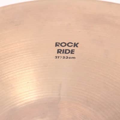 ZILDJIAN A.Zildjian ROCK Ride 21-inch 3514g Zildjian Ride Cymbal (04/09) image 2