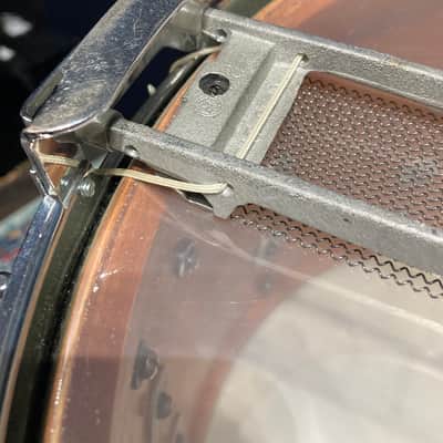 Rogers -1960s Dyna-Sonic 10x14" Marching Snare Drum, White Marine Pearl image 18