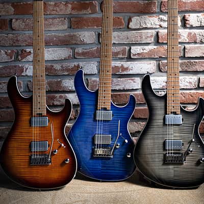 Cort G290 FAT II, Roasted Maple Neck & Fretboard, Antique Violin Burst, Mint, image 4
