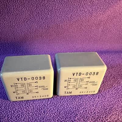 TAMURA TAM Radio VTD-0038 Output-transformers (Pair) ! Finest Marinair-style audio-transformers. Very rare! Tested and perfectly working! Usable as MC Step-up transformer ?! image 6