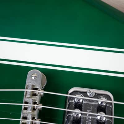 Gretsch G5135GL Electromatic G. Love Signature Corvette 2009 Phili-Green w/ Competition Stripe w/ Bag image 9