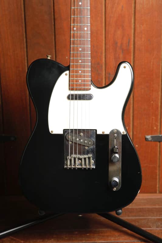 Fender Japan TL-314 Telecaster Black Electric Guitar 1986 Pre-Owned image 1