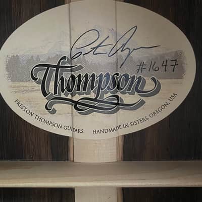 Preston Thompson D-42 Brazilian/Adirondack, Vintage Martin Sunburst, Engraved Tuners, 2020, WOW! image 20