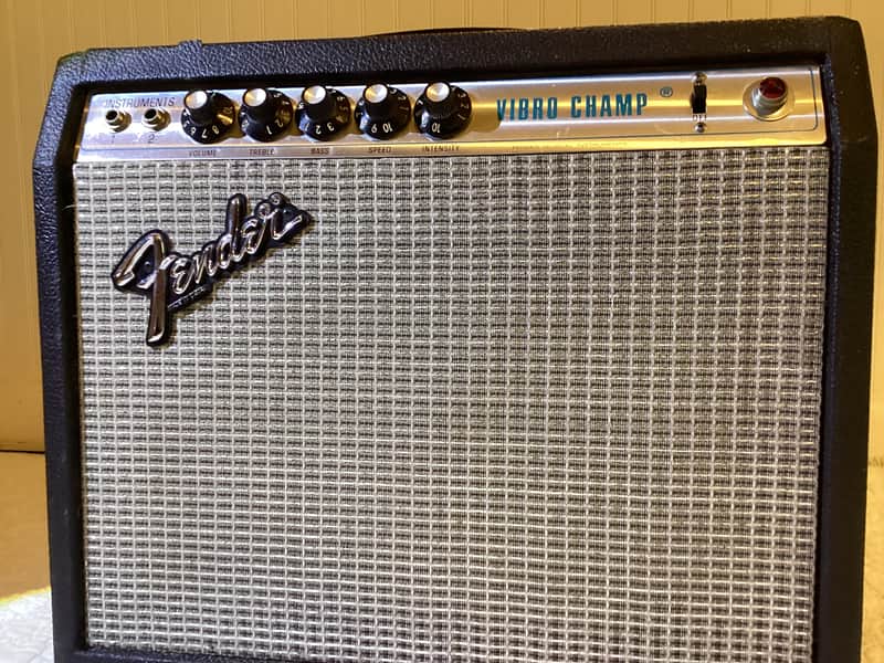Fender Vibro Champ Tube Amp 1971 With Tremolo