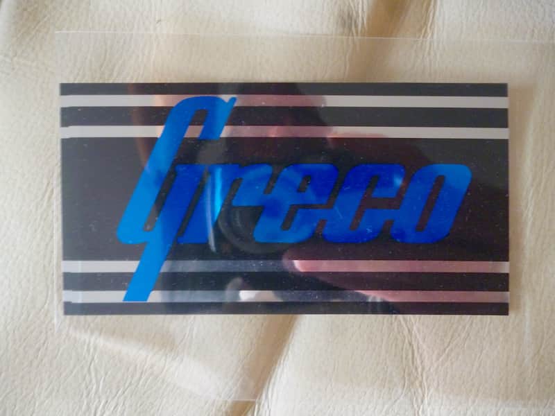 Greco Sticker Circa 80’s/90’s Vintage. Rare! image 1