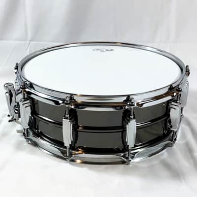 Open Box/Display Model Ludwig LB416 Black Beauty 5" x 14" 10-Lug Brass Snare Drum - Black Nickel-Plated image 1
