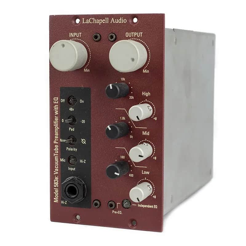 LaChapell Audio 583e 500 Series Vacuum Tube Preamplifier with EQ image 1