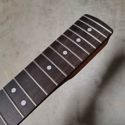 Roasted Maple Strat Neck fits fender Stratocaster body 22 frets image 4